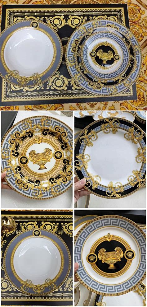 negozio ceramica versace piatti colleziine taranto|Versace Home Luxury Plates and Dinnerware .